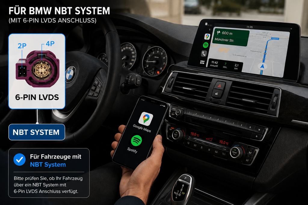 BMW Apple CarPlay Nachrüstung - NBT System