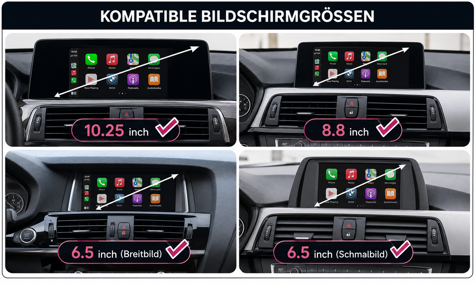 BMW Apple CarPlay Nachrüstung - NBT System